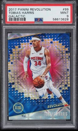 2017 Panini Revolution Galactic Tobias Harris #99 PSA 9 MINT