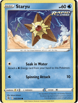 2021 Staryu #52 Fusion Strike