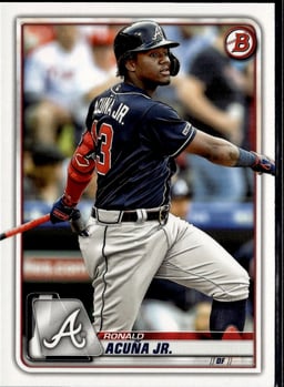 2020 Ronald Acuna Jr. #27 Bowman