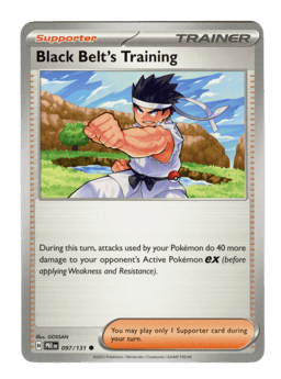 2025 Black Belt's Training #97 Prismatic Evolutions