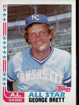 1982 George Brett #549 Baseball