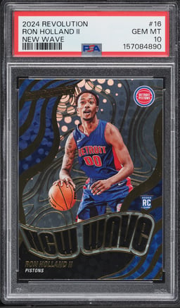 2024 Panini Revolution New Wave Ron Holland II ROOKIE #16 PSA 10 GEM MINT