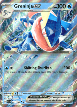 2024 Greninja ex #41 Stellar Crown