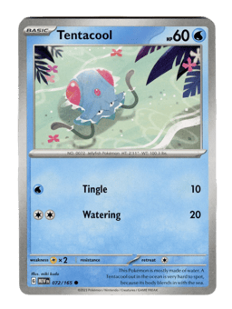 2023 Tentacool #72 151