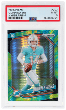 2025 Panini Prizm Hyper Prizm Quinn Ewers #307 83/200 PSA 9