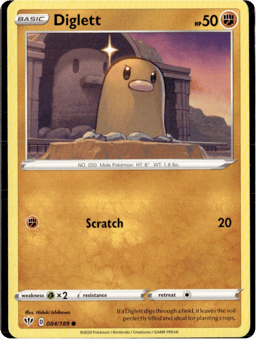 2020 Diglett #84 Darkness Ablaze
