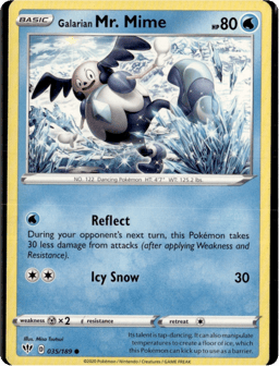 2020 Galarian Mr. Mime #35 Darkness Ablaze
