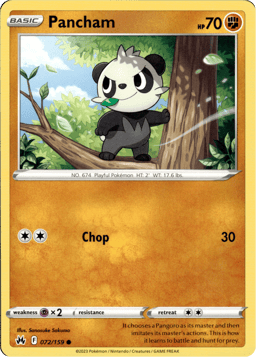 2023 Pancham #72 Crown Zenith