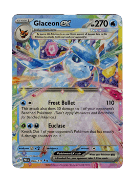 2025 Glaceon ex #26 Prismatic Evolutions
