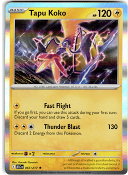 2026 Tapu Koko #67 Ascended Heroes
