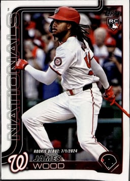 2025 James Wood #US218 Topps Update