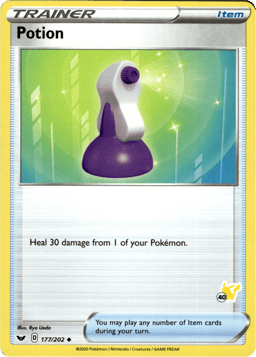2020 Potion (#40 Pikachu Stamped) #177/202 Miscellaneous Cards & Products