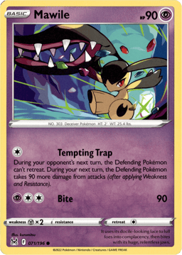 2022 Mawile #71 Lost Origin