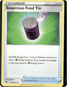 2020 Suspicious Food Tin #66 Champion's Path