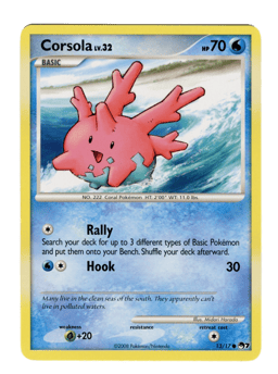 2008 Corsola #13 POP Series 7
