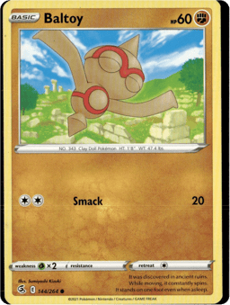 2021 Baltoy #144 Fusion Strike