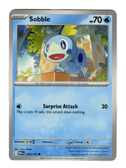 2025 Sobble #39 Mega Evolution