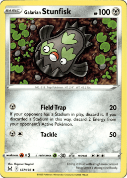 2022 Galarian Stunfisk #127 Lost Origin