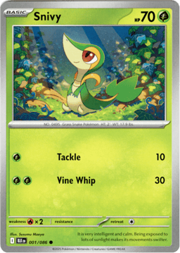 2025 Snivy #1 Black Bolt