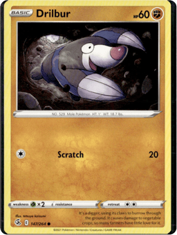 2021 Drilbur #147 Fusion Strike