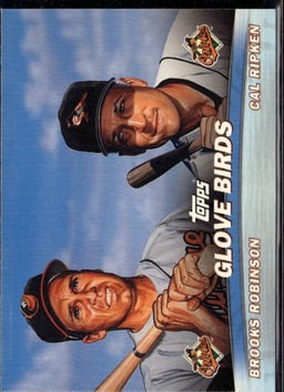 2000 Brooks Robinson #TC3 Glove Birds
