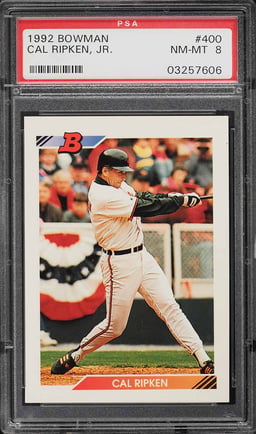 1992 Bowman Cal Ripken Jr. #400 PSA 8 NM-MT
