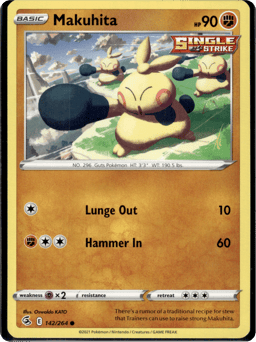 2021 Makuhita #142 Fusion Strike