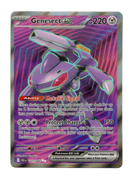 2025 Genesect ex #161 Black Bolt
