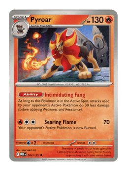 2025 Pyroar #24 Mega Evolution