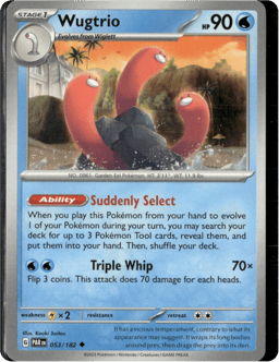2023 Wugtrio #53 Paradox Rift