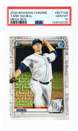 2020 Bowman Chrome Mega Box Tarik Skubal #BCP108 PSA 10