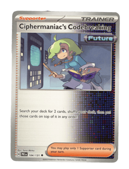 2025 Ciphermaniac's Codebreaking #104 Prismatic Evolutions