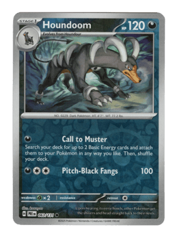 2025 Houndour #62 Prismatic Evolutions