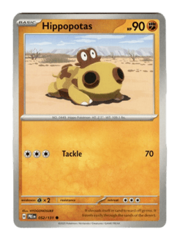 2025 Hippopotas #52 Prismatic Evolutions