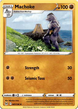 2022 Machoke #87 Lost Origin