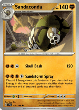 2023 Sandaconda #120 Scarlet & Violet
