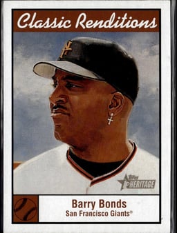 2001 Barry Bonds #3 Heritage Classic Renditions