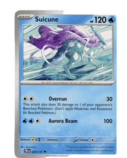 2025 Suicune #24 Prismatic Evolutions