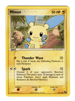 2004 Minun #12 POP Series 1