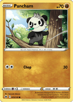 2023 Pancham #72 Crown Zenith