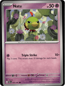 2024 Natu #25 Paldean Fates
