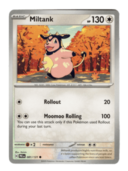 2025 Miltank #81 Prismatic Evolutions