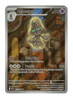 2025 Beheeyem #121 Black Bolt