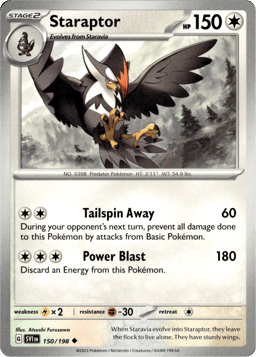 2023 Staraptor #150 Scarlet & Violet