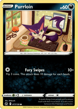 2023 Purrloin #77 Crown Zenith
