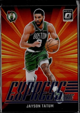 2024 Jayson Tatum #9 Donruss Optic Express Lane