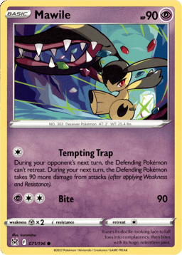 2022 Mawile #71 Lost Origin