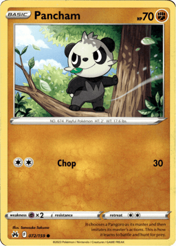 2023 Pancham #72 Crown Zenith