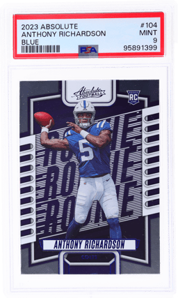 2023 Absolute Blue Anthony Richardson #104 PSA 9