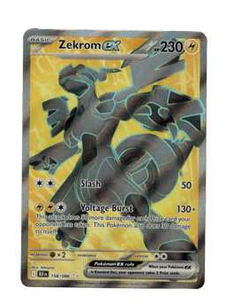 2025 Zekrom ex #158 Black Bolt